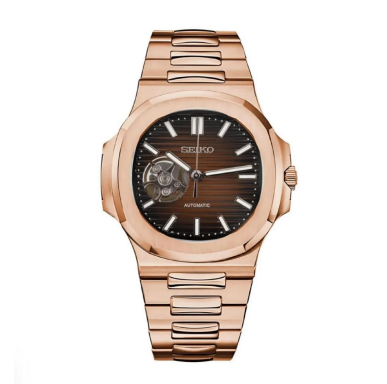 Nautiko – Chocolate Open Heart Dial – 41mm Automatic NH38