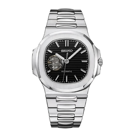 Nautiko – Black Open Heart Dial – 41mm Automatic NH38